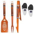 Auburn Tigers 3 pc Logo BBQ Tools w/Chip Clips