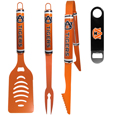 Auburn Tigers 3 pc Logo BBQ Tools w/Bottle Opener