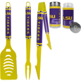 LSU Tigers 3 pc Logo BBQ Tools w/