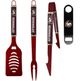 Florida St. Seminoles 3 pc Logo BBQ Tools w/Bottle Opener