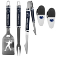 Penn St. Nittany Lions 3 pc Steel Logo BBQ Tools w/Chip Clips