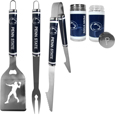 Penn St. Nittany Lions 3 pc Steel Logo BBQ Tools w/Shakers