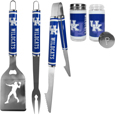 Kentucky Wildcats 3 pc Steel Logo BBQ Tools w/Shakers