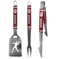 Indiana Hoosiers 3 pc Steel BBQ Tool Set