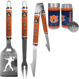 Auburn Tigers 3 pc Steel Logo BBQ Tools w/Shakers