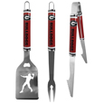 Georgia Bulldogs 3 pc Steel BBQ Tool Set
