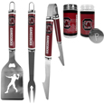 S. Carolina Gamecocks 3 pc Steel Logo BBQ Tools w/Shakers