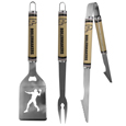 Purdue Boilermakers 3 pc Steel BBQ Tool Set