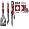 Indiana Hoosiers 3pc Tailgate BBQ Tools w/Shakers