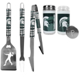 Michigan St. Spartans 3pc Tailgate BBQ Tools w/Shakers