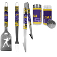LSU Tigers 3pc Tailgate BBQ Tools w/Shakers