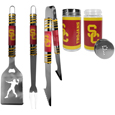 USC Trojans 3pc Tailgate BBQ Tools w/Shakers