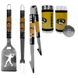 Missouri Tigers 3pc Tailgate BBQ Tools w/Shakers