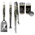 Purdue Boilermakers 3pc Tailgate BBQ Tools w/Shakers