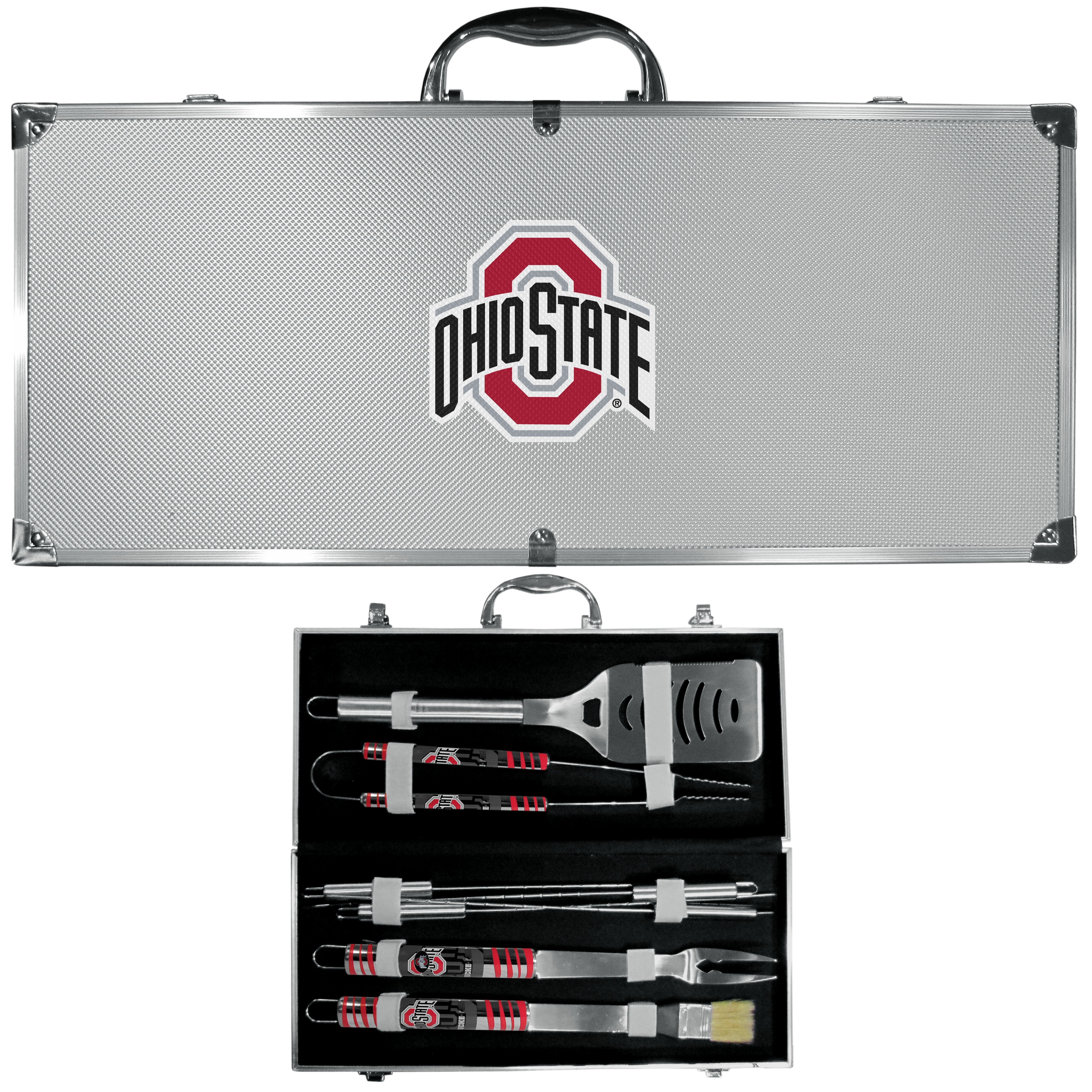 Ohio St. Buckeyes 8 pc Tailgater BBQ Set    