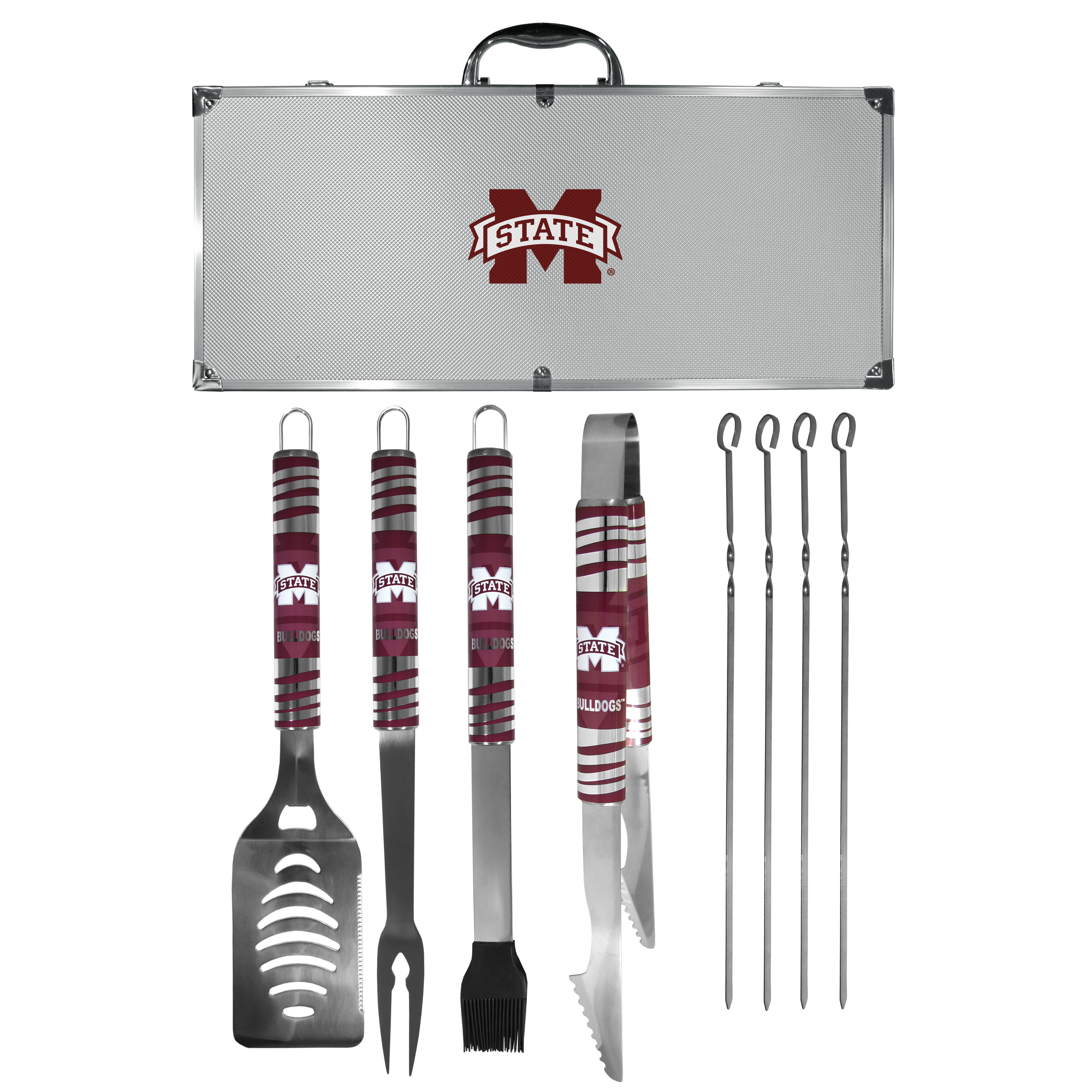 Mississippi St. Bulldogs 8 pc Tailgater BBQ Set    