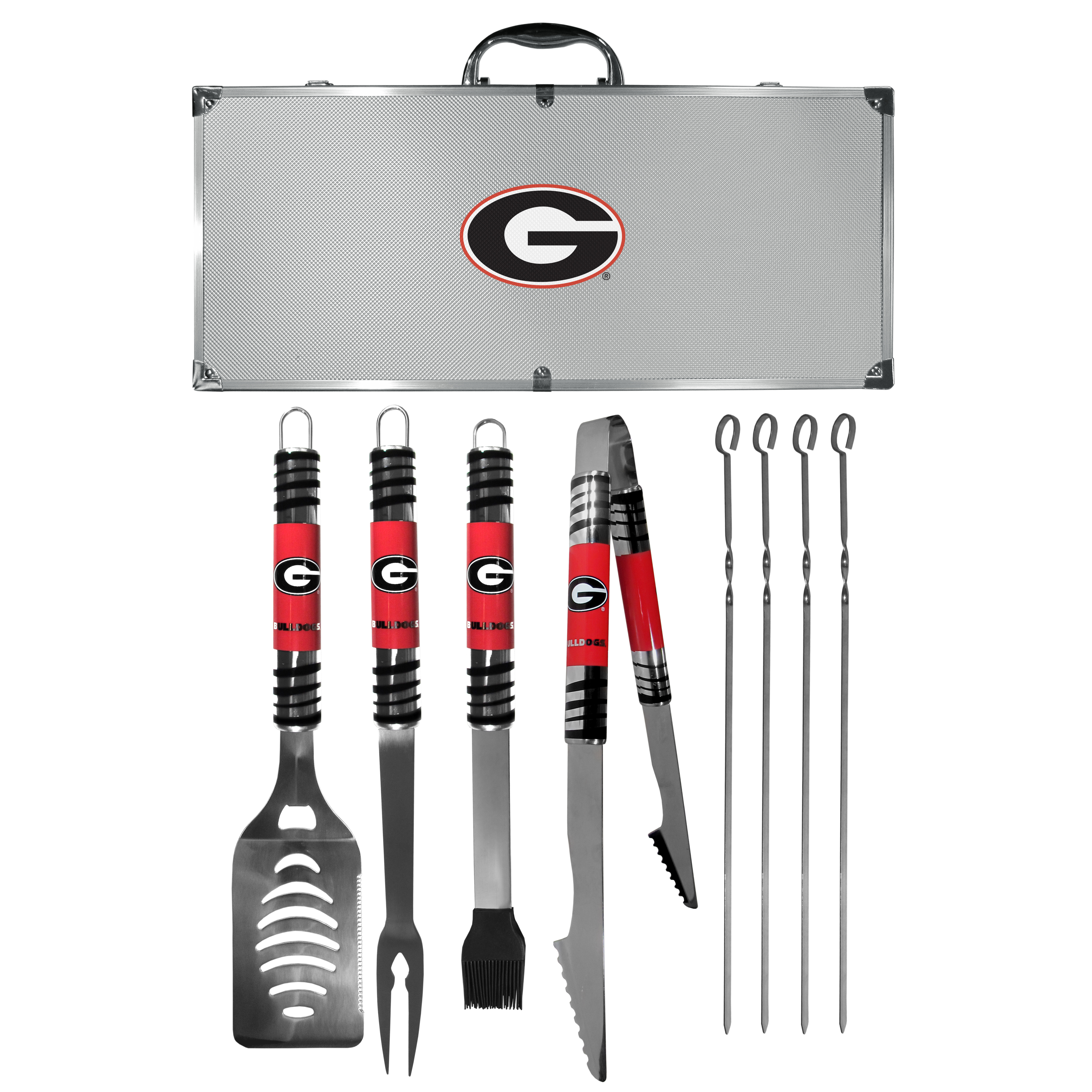 Georgia Bulldogs 8 pc Tailgater BBQ Set    