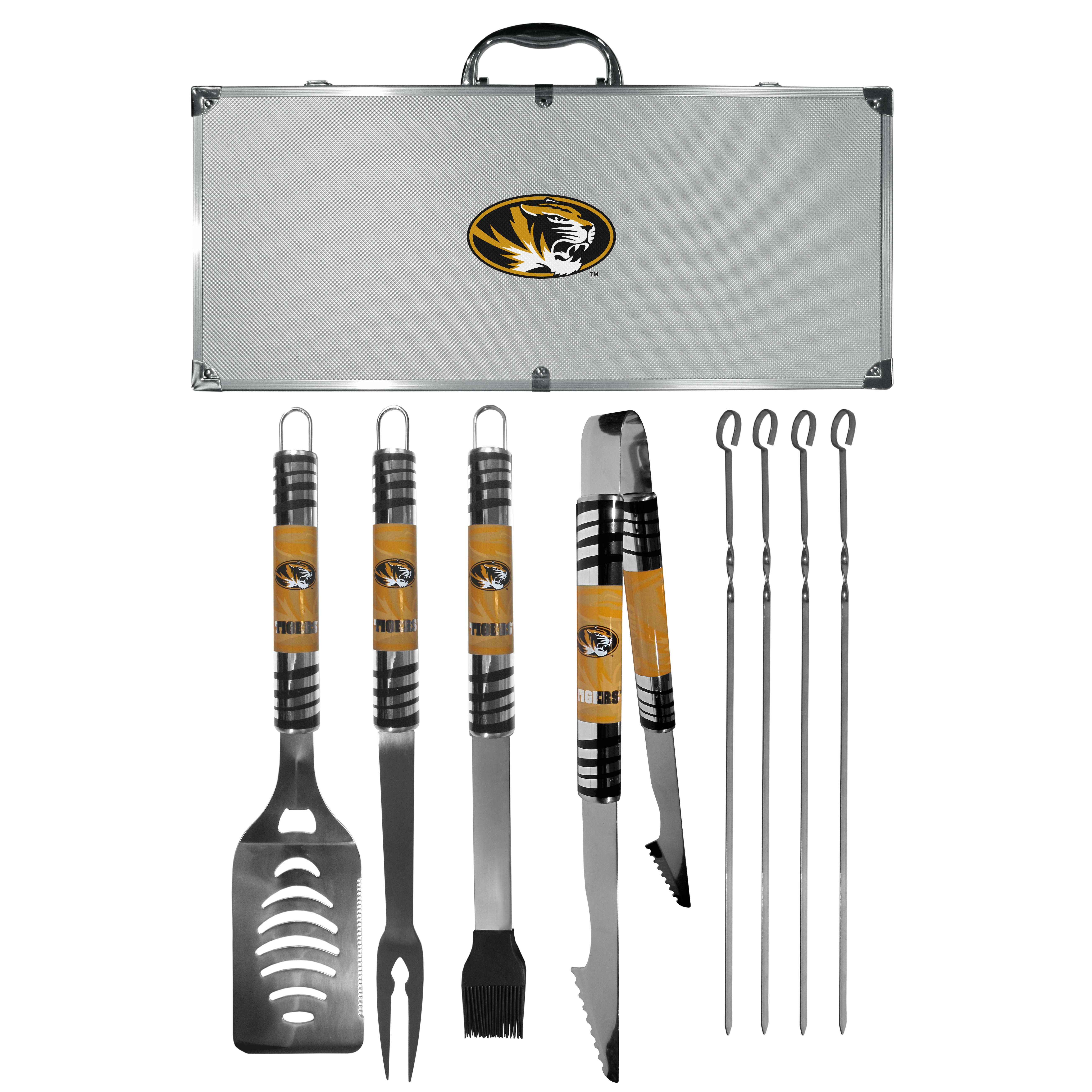 Missouri Tigers 8 pc Tailgater BBQ Set    