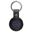 Kansas St. Wildcats AirTag Compatible Leather Key Chain
