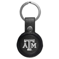 Texas A & M Aggies AirTag Compatible Leather Key Chain