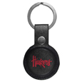 Nebraska Cornhuskers AirTag Compatible Leather Key Chain