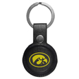 Iowa Hawkeyes AirTag Compatible Leather Key Chain