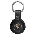 Colorado Buffaloes AirTag Compatible Leather Key Chain