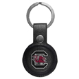 S. Carolina Gamecocks AirTag Compatible Leather Key Chain