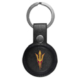 Arizona St. Sun Devils AirTag Compatible Leather Key Chain