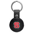 N. Carolina St. Wolfpack AirTag Compatible Leather Key Chain