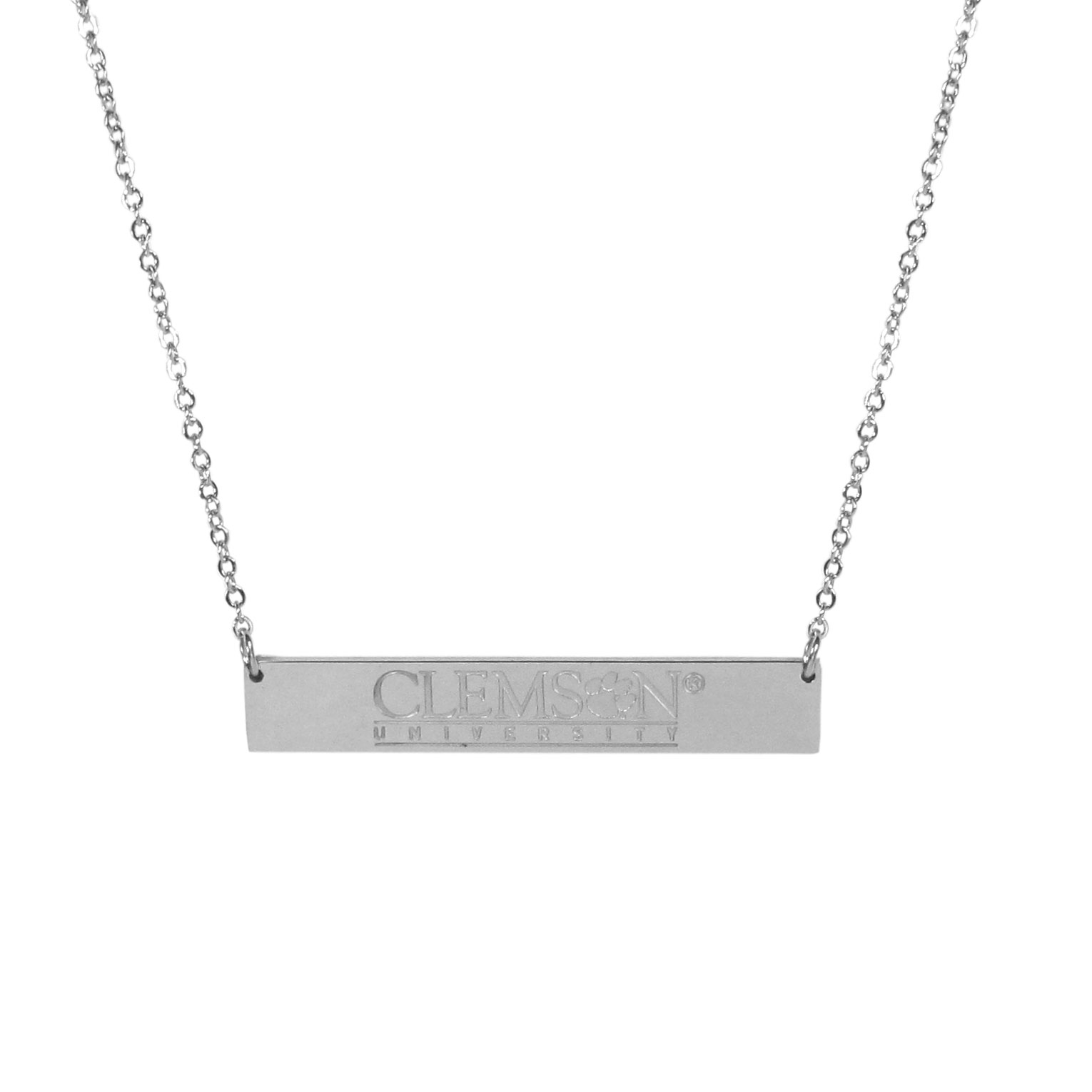 Clemson Tigers Bar Necklace