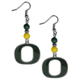 Fan Bead Dangle Earrings