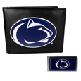 Penn St. Nittany Lions Bi-fold Wallet & Color Money Clip