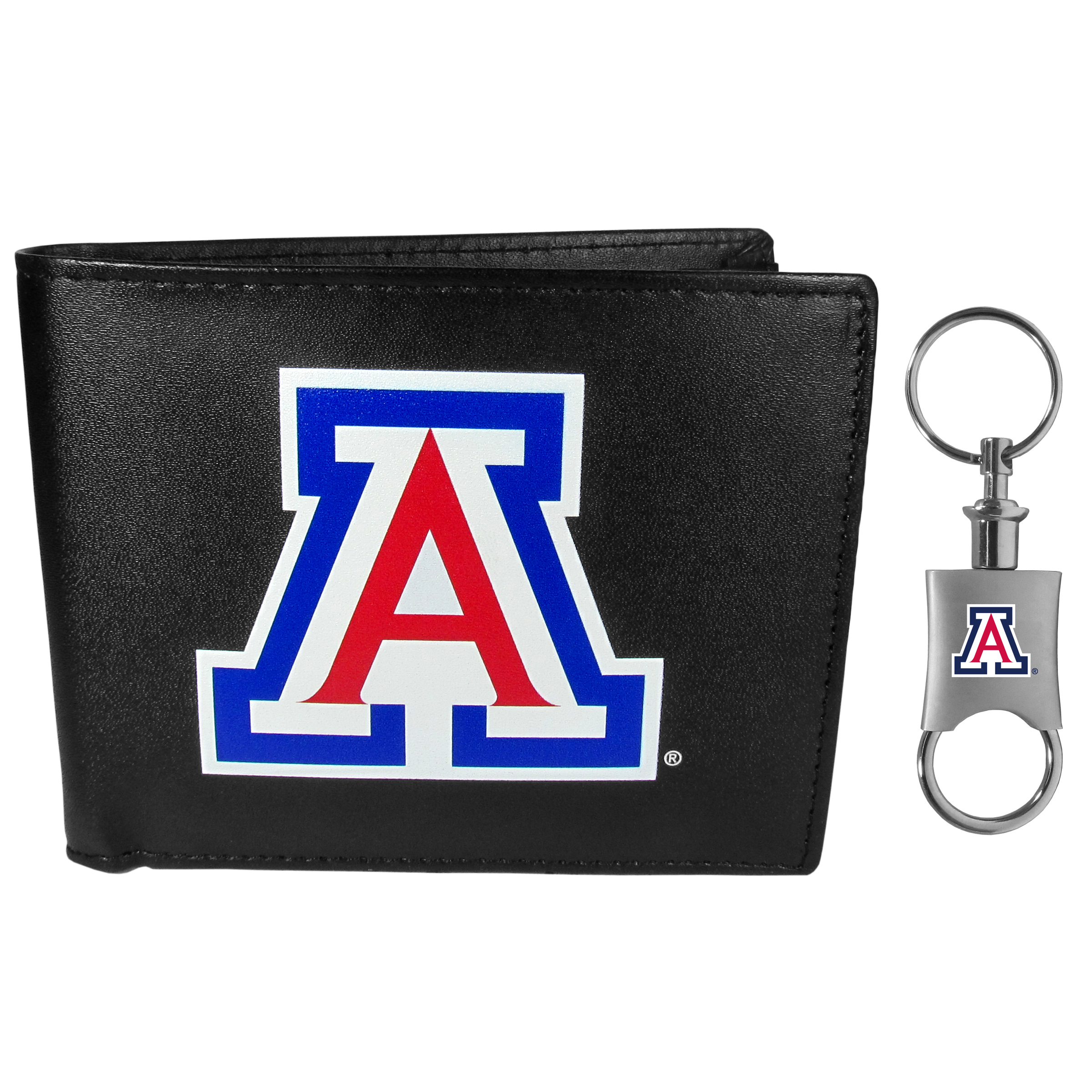 Arizona Wildcats Bi-fold Wallet & Valet Key Chain    