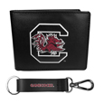 S. Carolina Gamecocks Bi-fold Wallet & Strap Key Chain