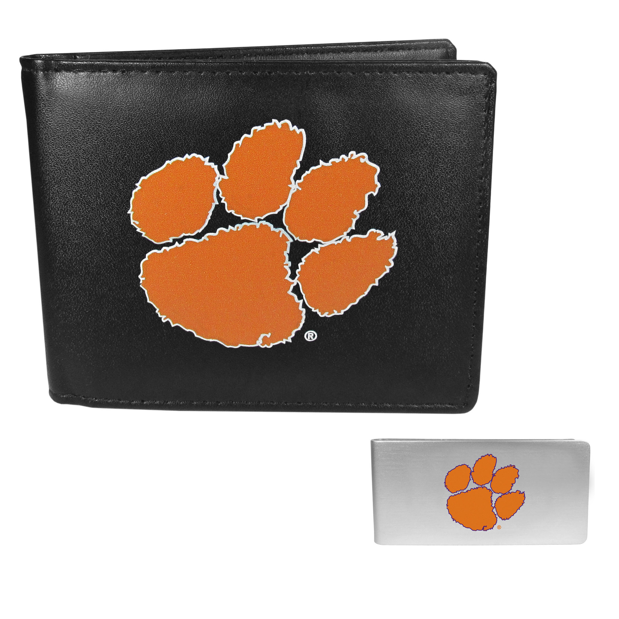 Clemson Tigers Bi-fold Wallet & Money Clip    