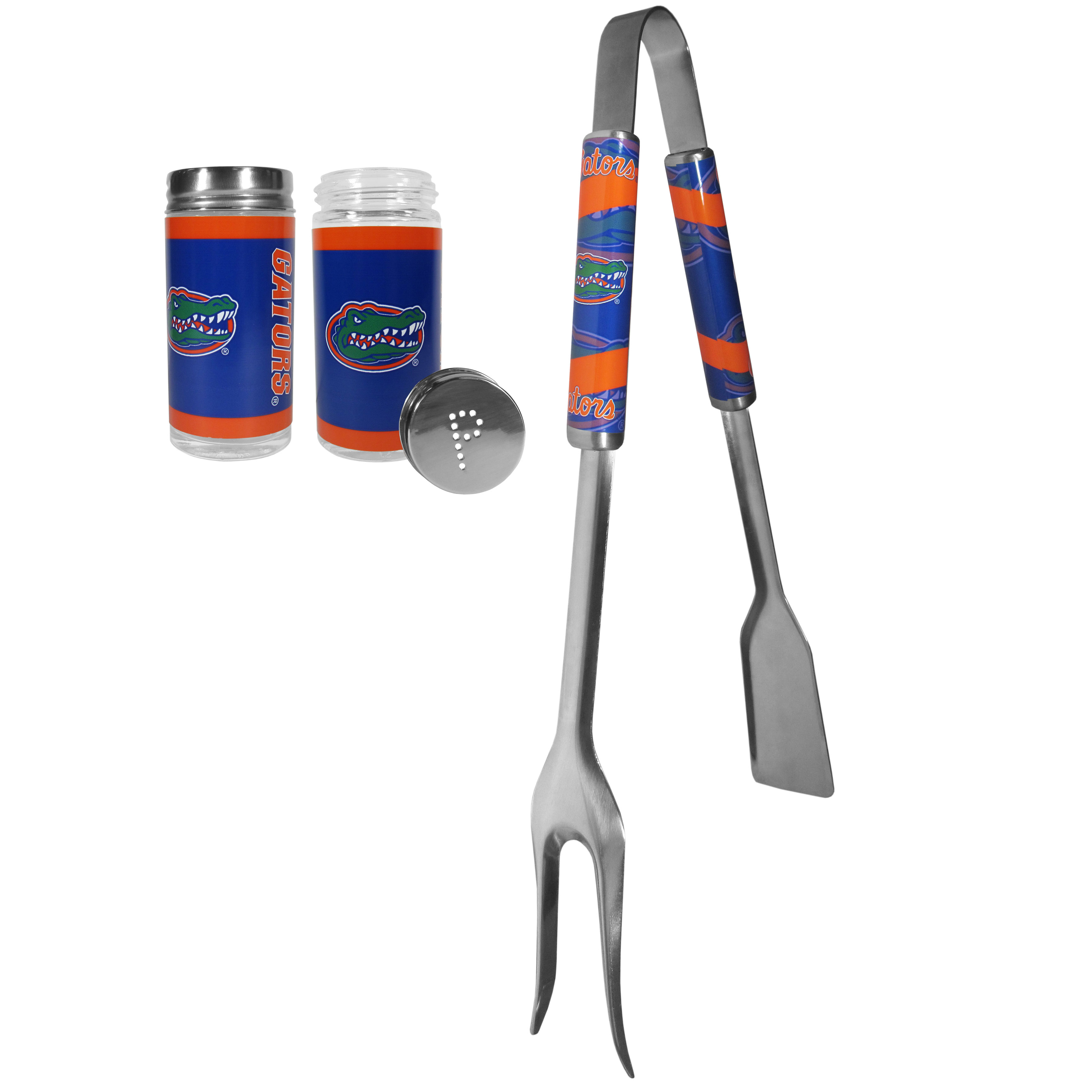 Florida Gators 3 in 1 BBQ Tool and Salt & Pepper Shaker    