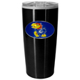 Kansas Jayhawks Black Travel Mug