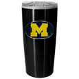 Michigan Wolverines Black Travel Mug
