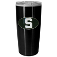 Michigan St. Spartans Black Travel Mug