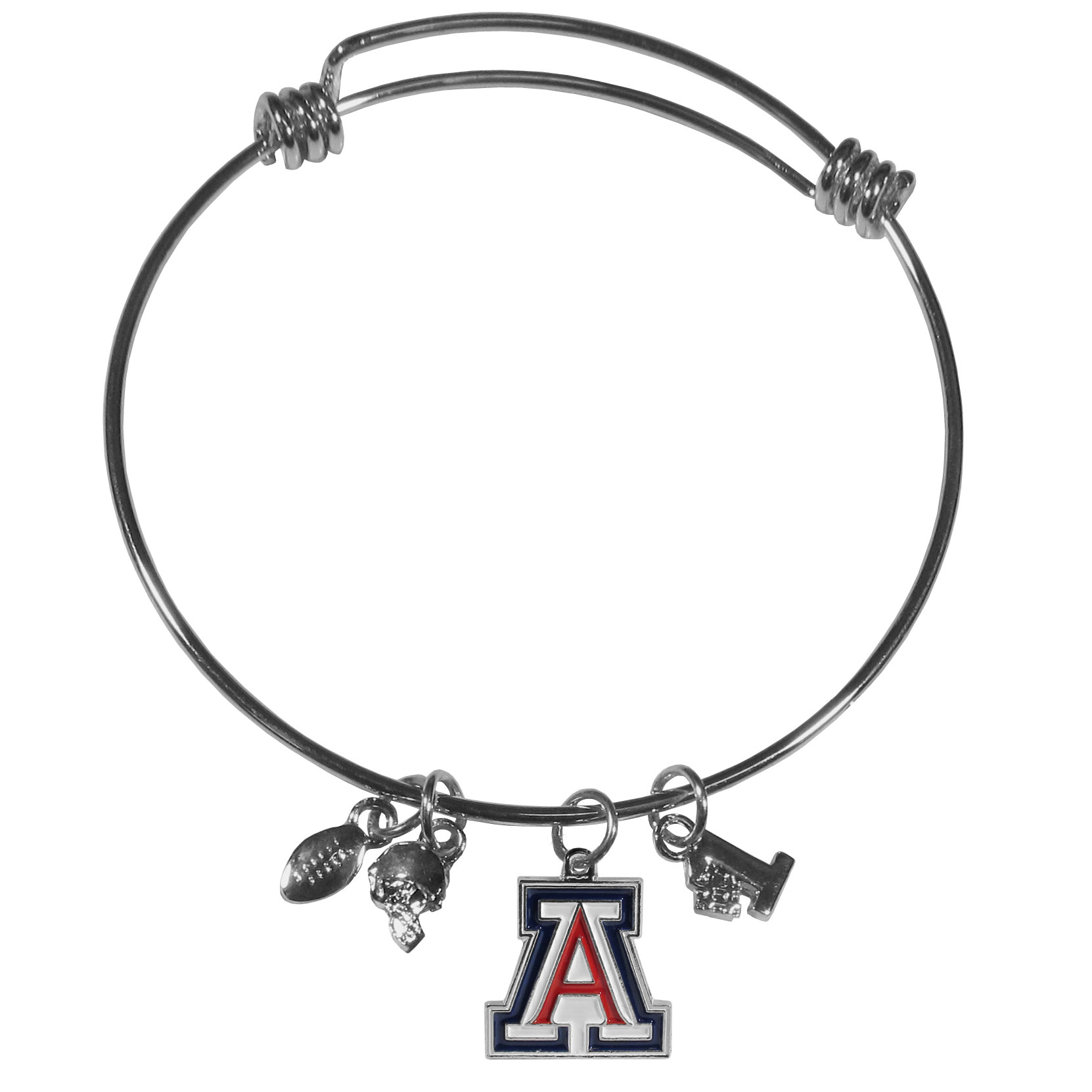 Arizona Wildcats Charm Bangle Bracelet    