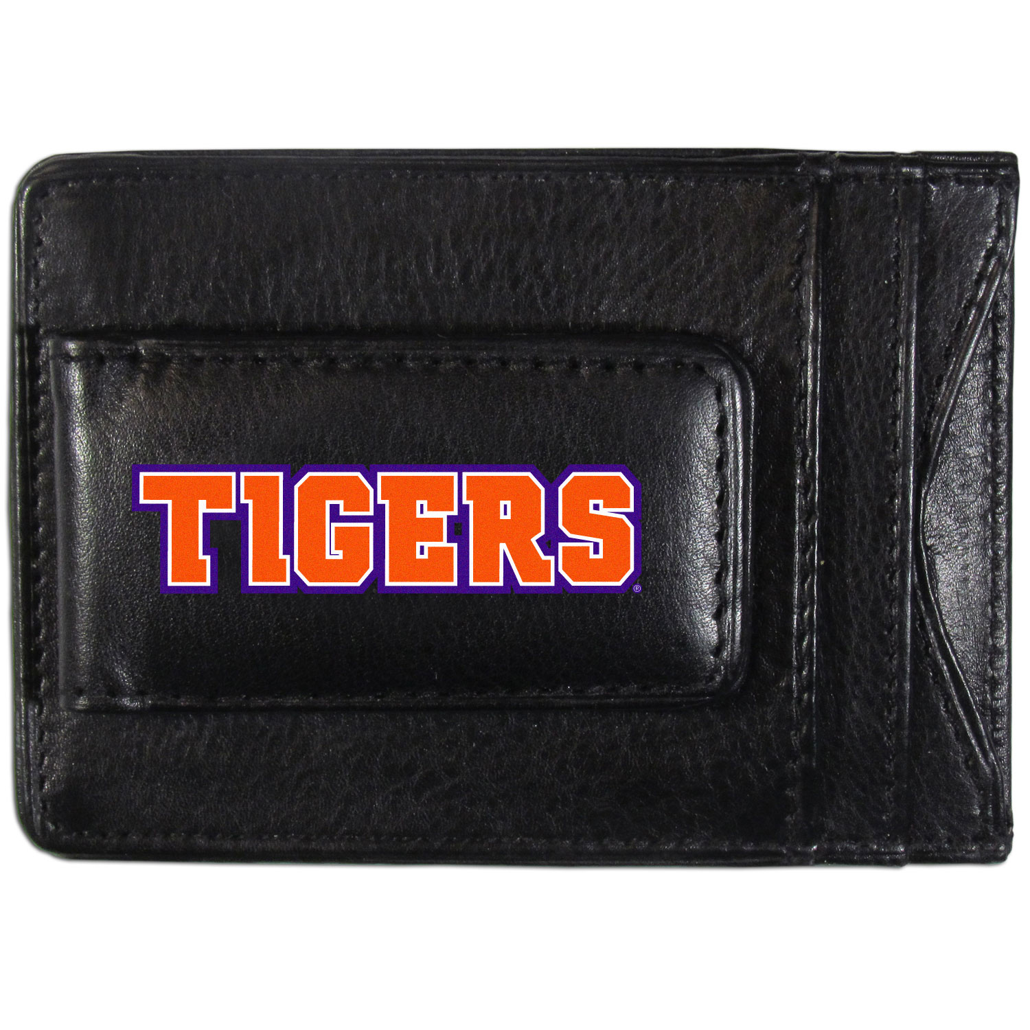 Clemson Tigers Logo Leather Cash and Cardholder    