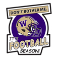 Washington Huskies Don't Bother Me Auto Decal