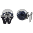 Washington Huskies Front/Back Earrings