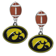 Iowa Hawkeyes Football Stud Earrings