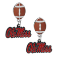 Mississippi Rebels Football Stud Earrings