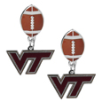 Virginia Tech Hokies Football Stud Earrings
