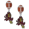 Arizona St. Sun Devils Football Stud Earrings