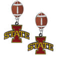 Iowa St. Cyclones Football Stud Earrings