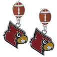 Louisville Cardinals Football Stud Earrings